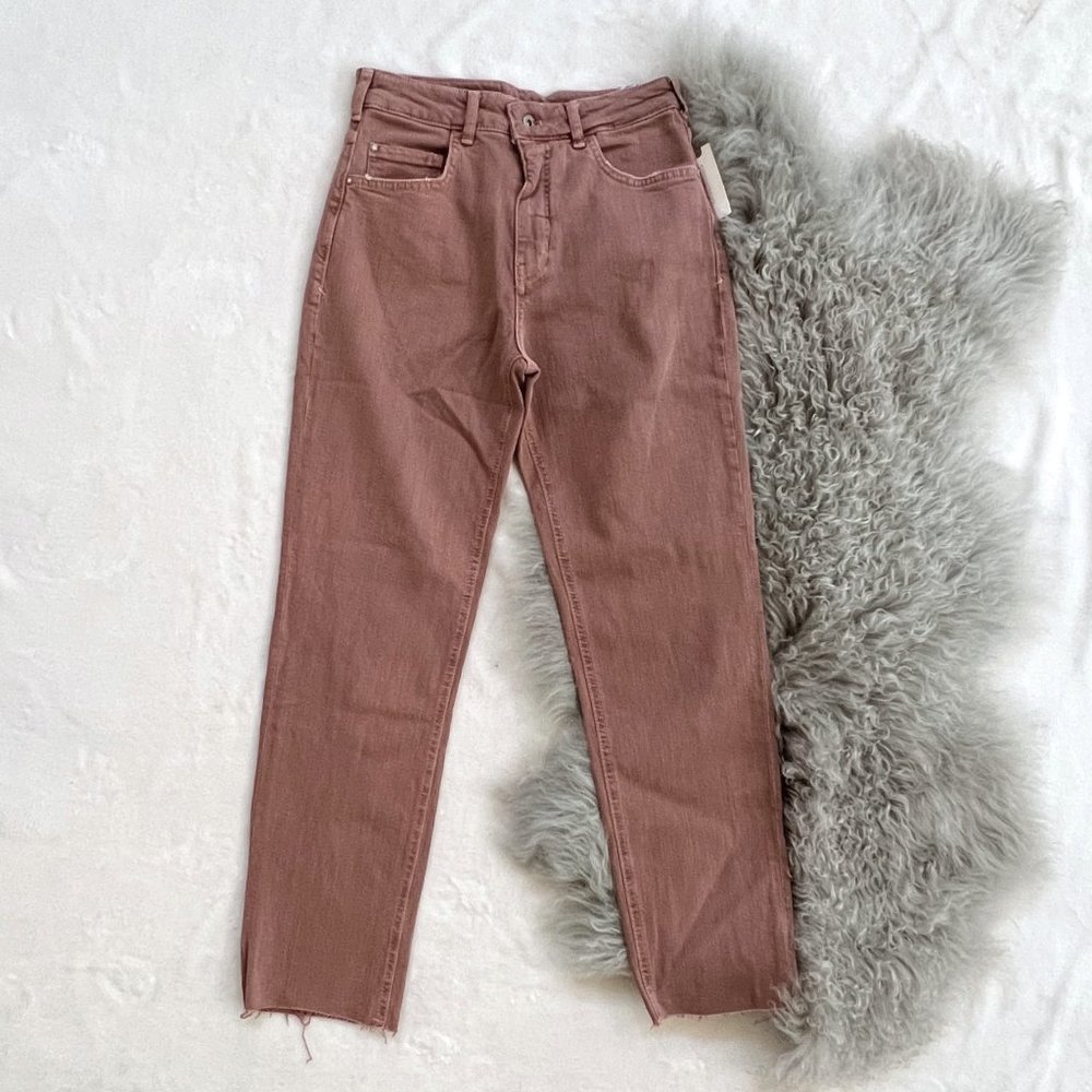 Pilcro By Anthropologie High Rise Slim Straight Pant